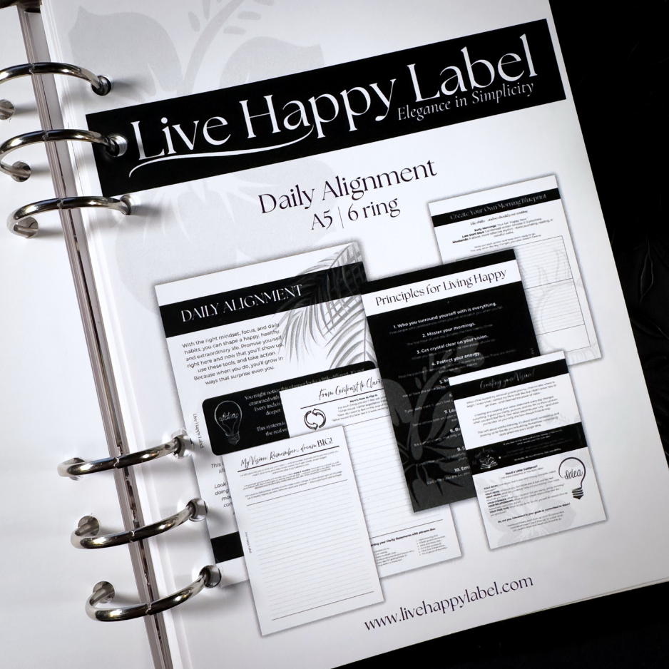 Daily Alignment aka Morning Rituals | A5, 6-ring