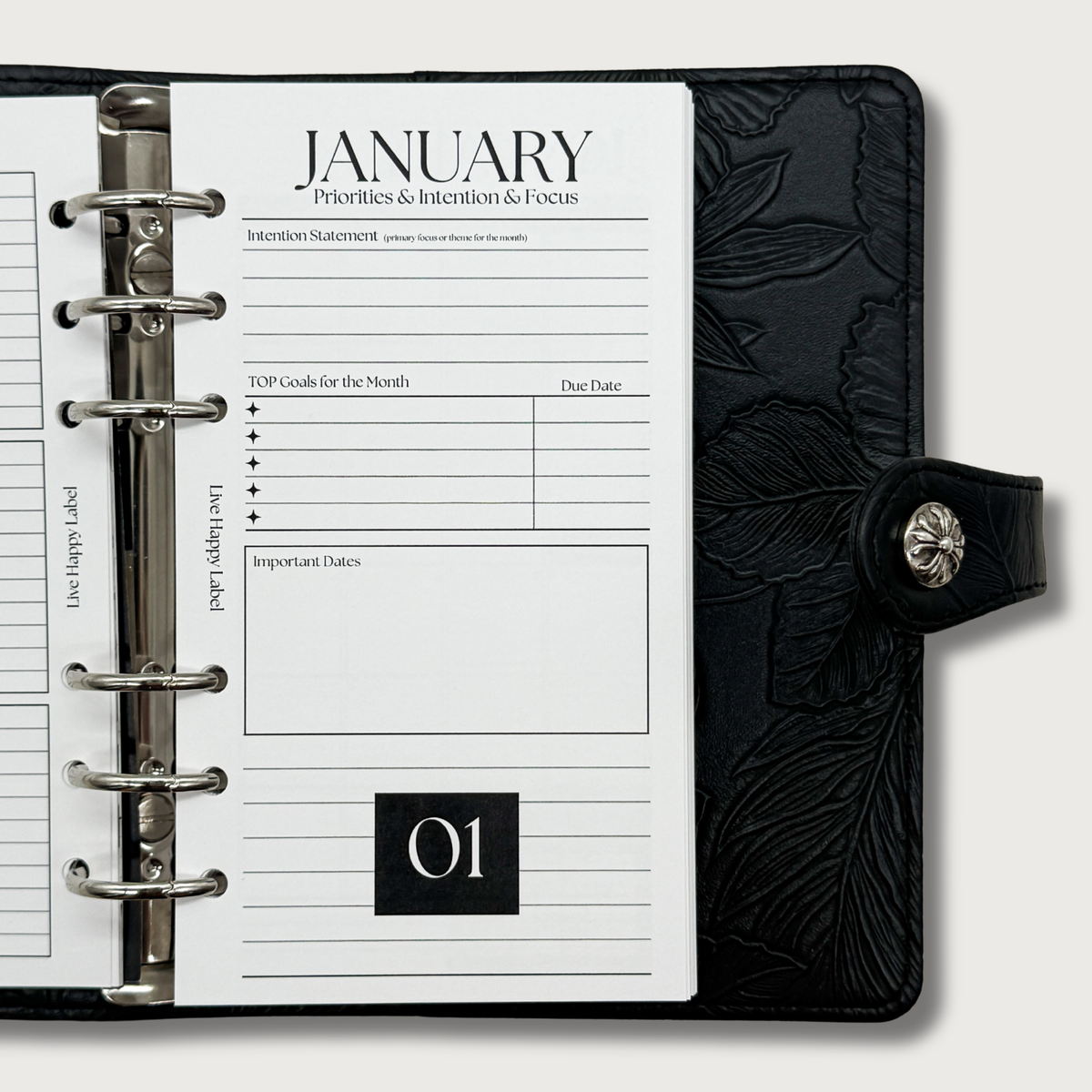 2027 "Lana" Foundations Planner | Personal 6-Hole Ringbound