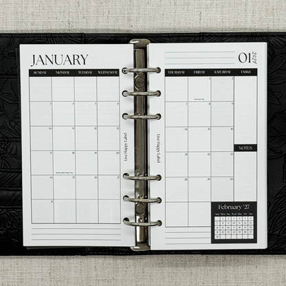2027 "Lana" Foundations Planner | Personal 6-Hole Ringbound