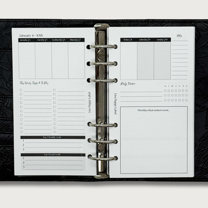 2027 "Lana" Foundations Planner | Personal 6-Hole Ringbound