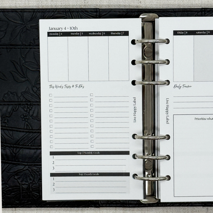 2027 "Lana" Foundations Planner | Personal 6-Hole Ringbound