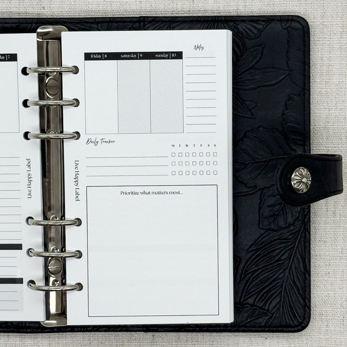 2027 "Lana" Foundations Planner | Personal 6-Hole Ringbound