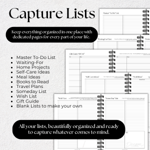 2026 Foundations Planner ~ Midnight Blooms | 7" x 9" Double Wire-O