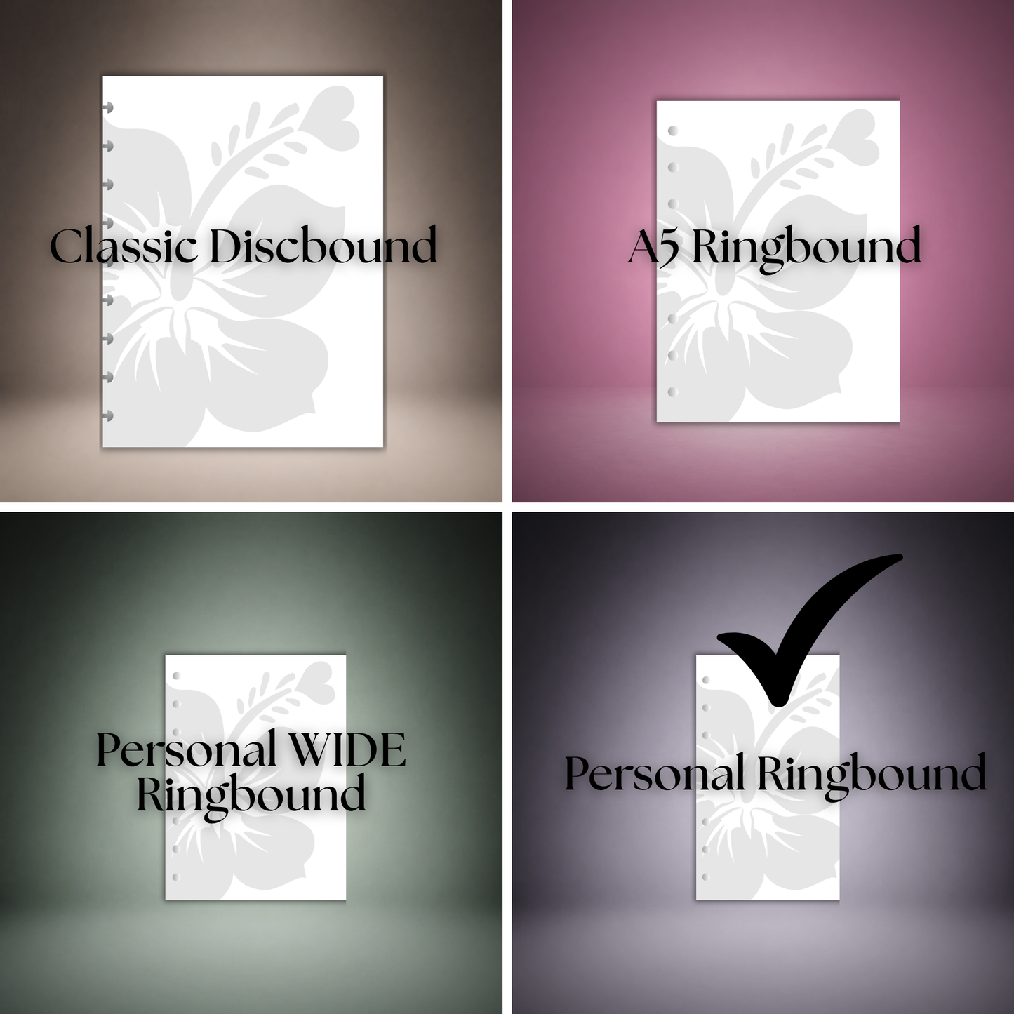 Mixed Note Pages | Personal 6-Hole Ringbound