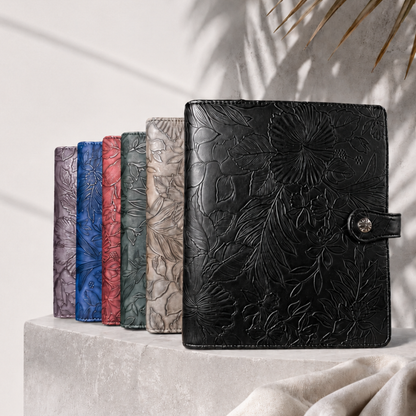 Tropical Bloom ~ Vegan Leather Planner Binder | A5 6-Ring