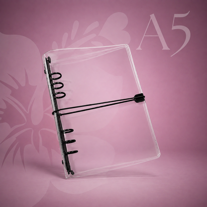 Clear Vinyl Planner Cover | A5 6-Ring Binder