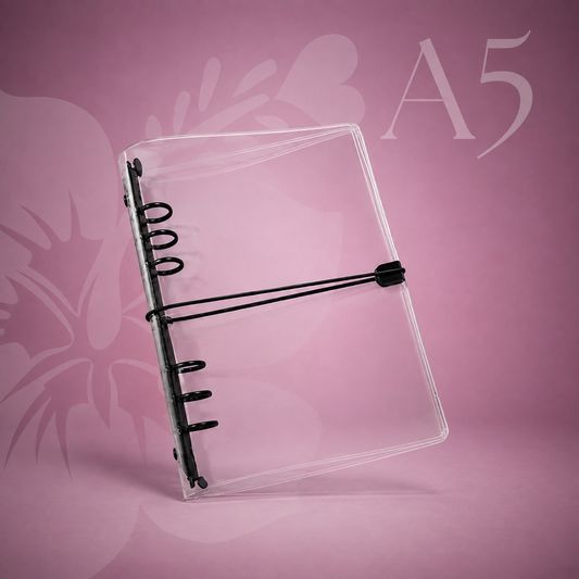 Clear Vinyl Planner Cover | A5 6-Ring Binder