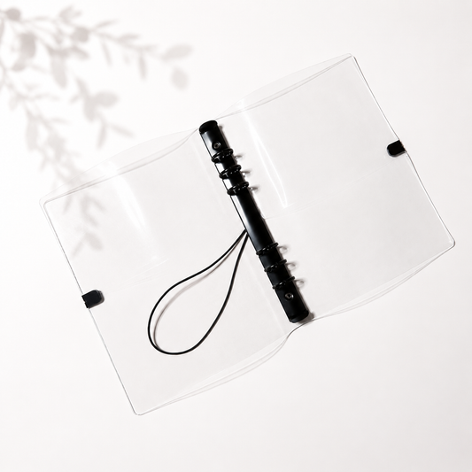 Clear Vinyl Planner Cover | A5 6-Ring Binder