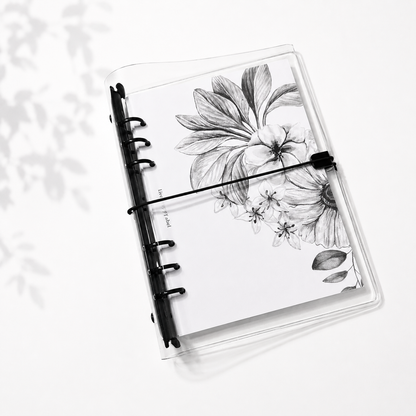 Clear Vinyl Planner Cover | A5 6-Ring Binder
