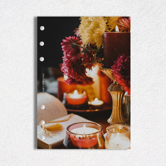 "Autumnal Feels" Dashboard & Cover | A5, 6-Ring Punch