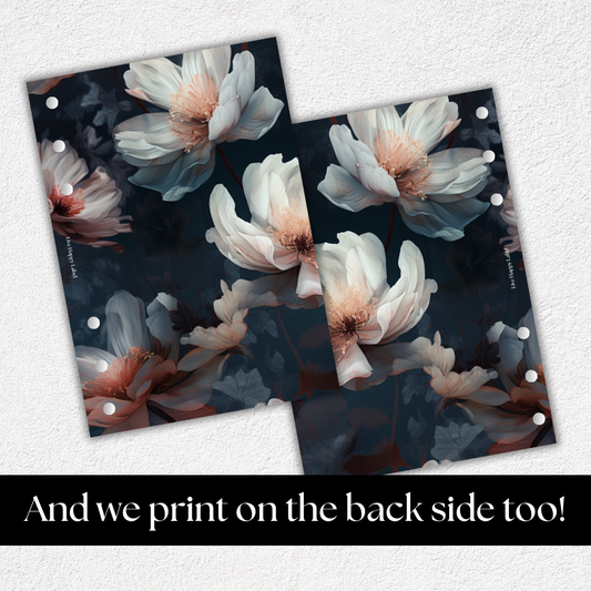 "Busy Blooming" #003 Dashboard & Cover | A5, 6-Ring Punch