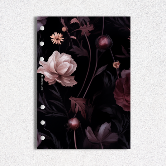 "Busy Blooming" #004 Dashboard & Cover | A5, 6-Ring Punch