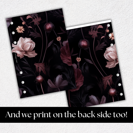 "Busy Blooming" #004 Dashboard & Cover | A5, 6-Ring Punch