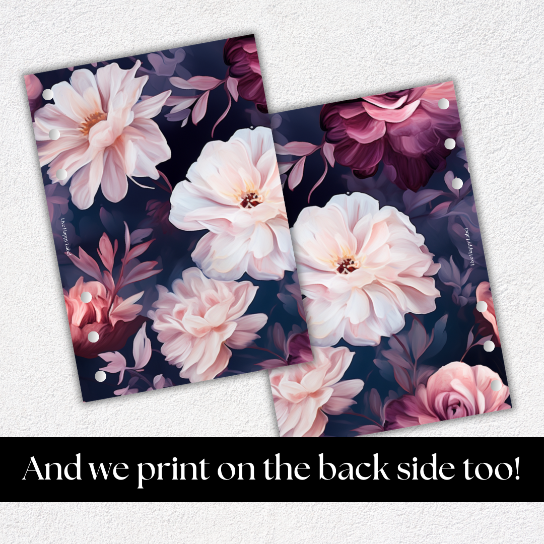 "Busy Blooming" #005 Dashboard & Cover | A5, 6-Ring Punch