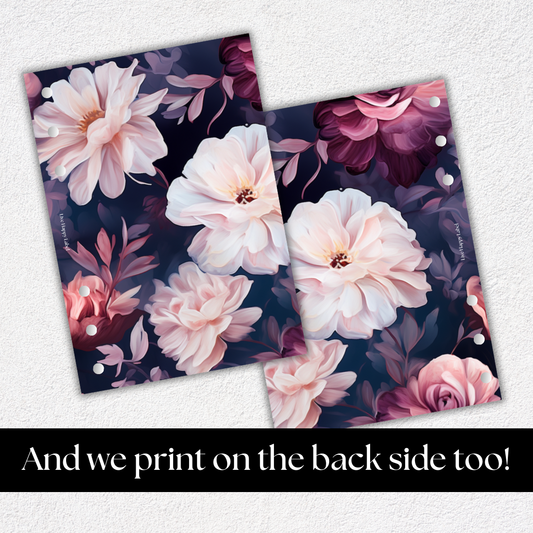 "Busy Blooming" #005 Dashboard & Cover | A5, 6-Ring Punch