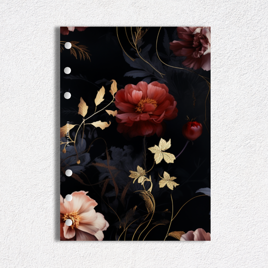 "Busy Blooming" #006 Dashboard & Cover | A5, 6-Ring Punch