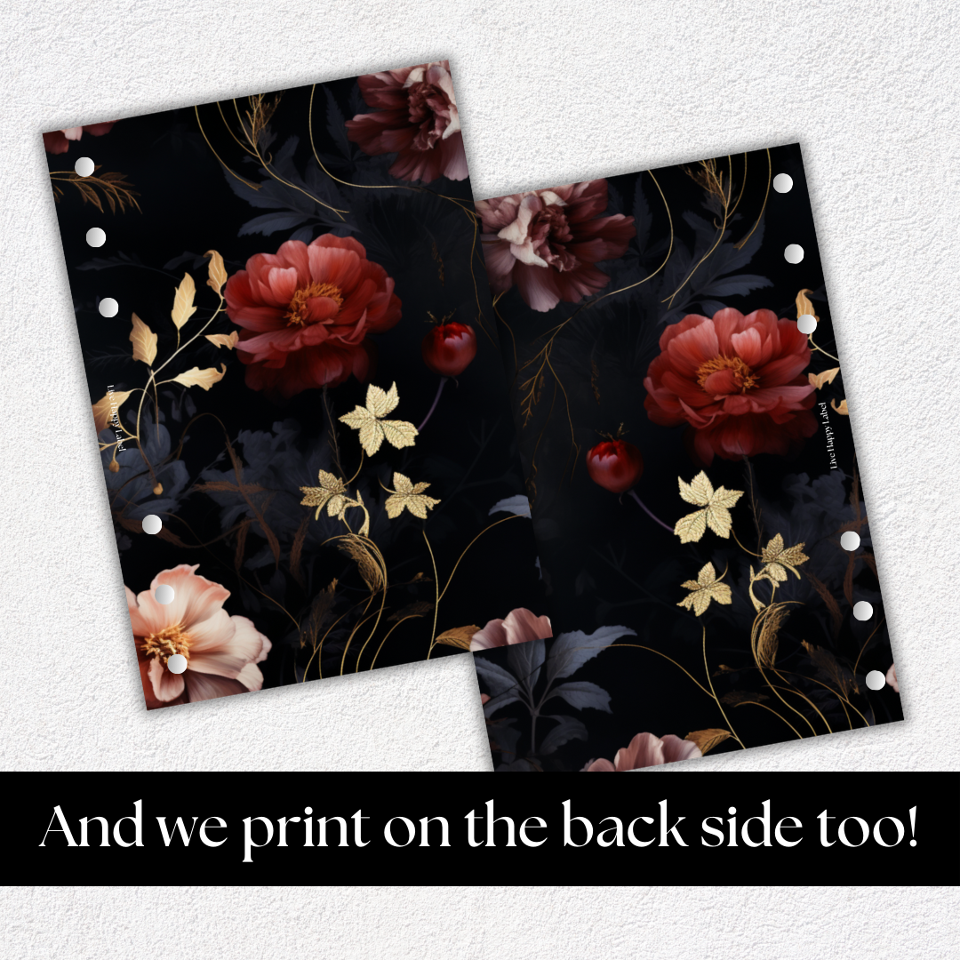 "Busy Blooming" #006 Dashboard & Cover | A5, 6-Ring Punch