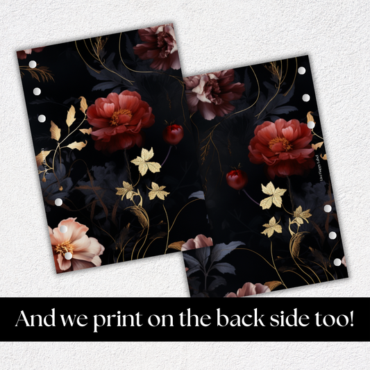 "Busy Blooming" #006 Dashboard & Cover | A5, 6-Ring Punch