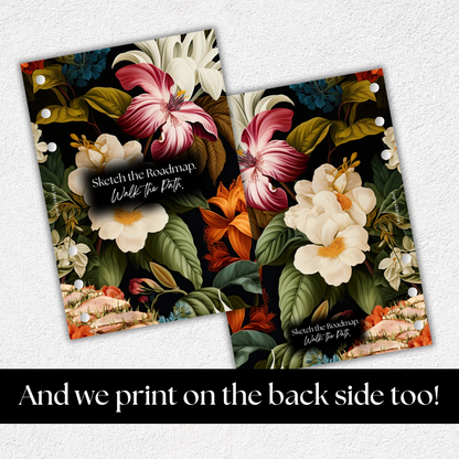 "Island Path" #001 Dashboard & Cover | A5, 6-Ring Punch