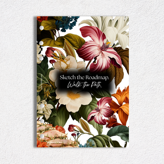 "Island Path" #002 Dashboard & Cover | A5, 6-Ring Punch