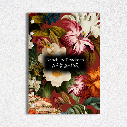 "Island Path" #003 Dashboard & Cover | A5, 6-Ring Punch