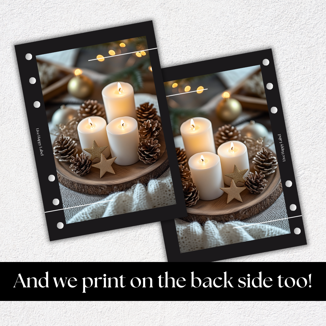 "Winter Glow" Dashboard & Cover | A5, 6-Ring Punch