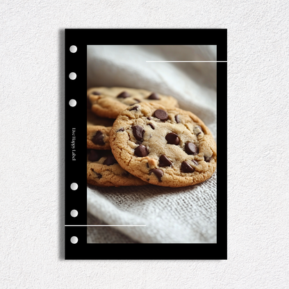 "Fresh Baked Bliss" Dashboard & Cover | A5, 6-Ring Punch