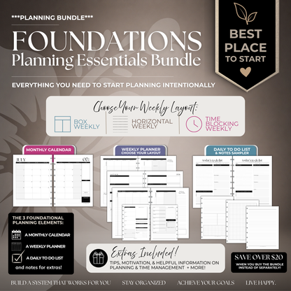 2026-2027 Foundations Essentials ***BUNDLE*** | Classic 9-Hole Discbound