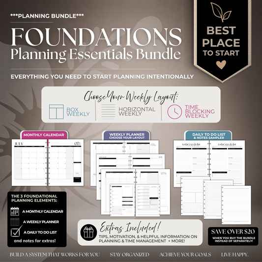 2026-2027 Foundations Essentials ***BUNDLE*** | Classic 9-Hole Discbound