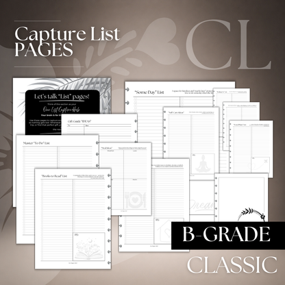 Capture List Hub | Classic 9-Hole Discbound (B-GRADE)
