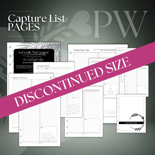 Capture List Hub | Personal Wide 6-Hole Ringbound