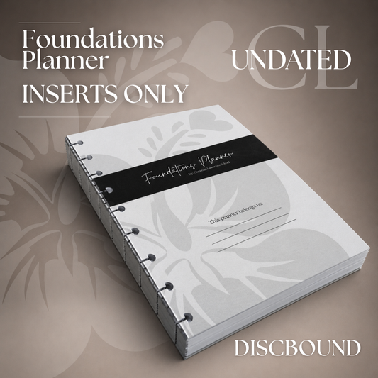 Undated Foundations *Inserts Only* | Classic Discbound