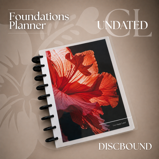 Undated Foundations Planner | Classic Discbound