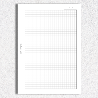 Grid Note Pages | A5, 6-ring Punch