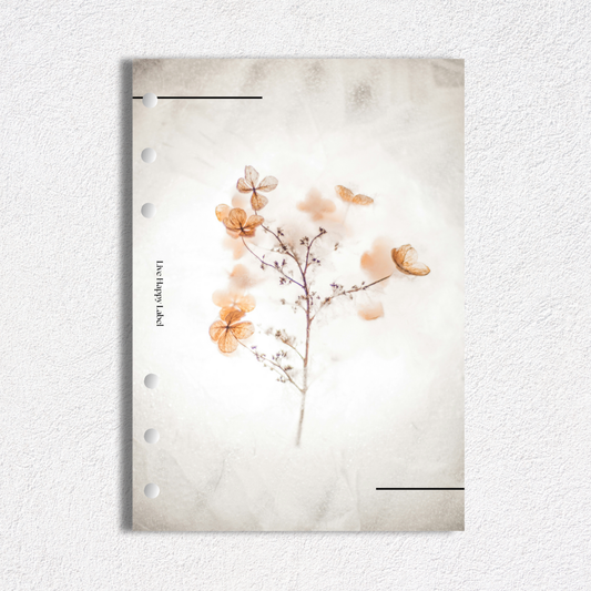 "Harvest Blooms" Dashboard & Cover | A5, 6-Ring Punch