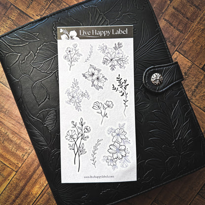 "Botanical Blooms" Sticker Sheet | LHL24107