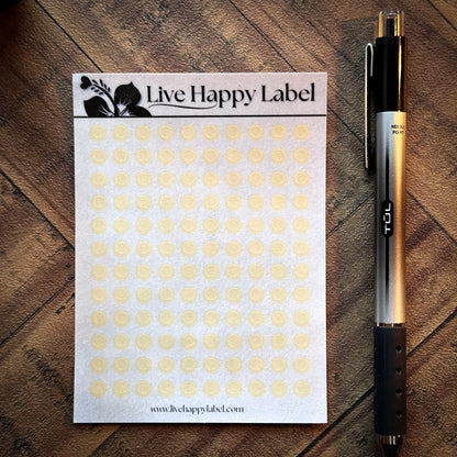 DOT ICON Planner Stickers | "Marigold YELLOW"