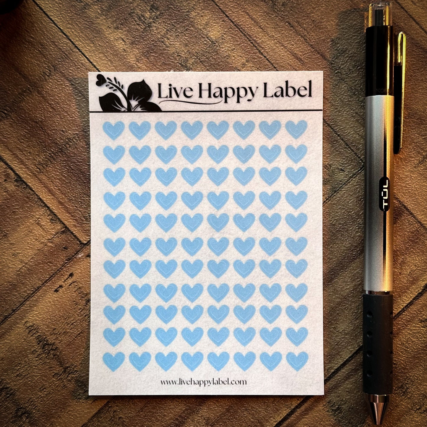 HEART ICON Planner Stickers | "Kai BLUE"