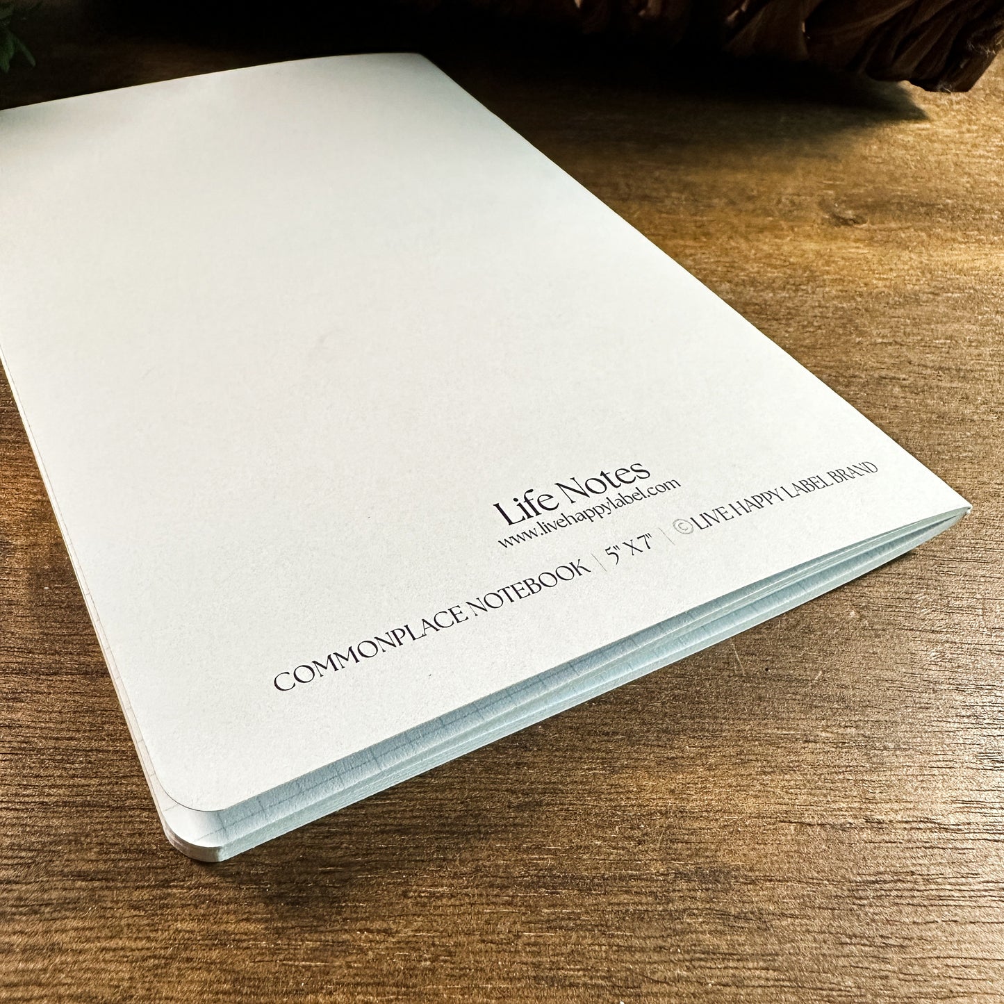 Life Notes ~ Commonplace Notebook PEACH HIBISCUS | 5" X 7"