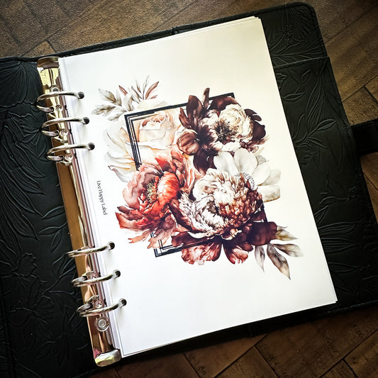 "Lana" #001 Dashboard & Cover | A5, 6-Ring Punch