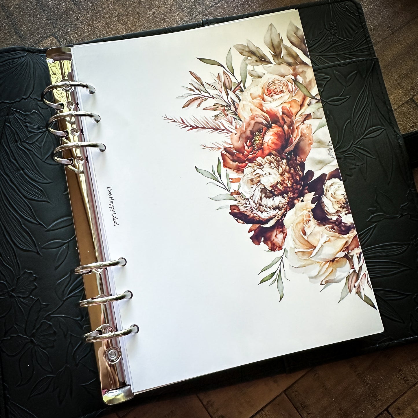 "Lana" #002 Dashboard & Cover | A5, 6-Ring Punch
