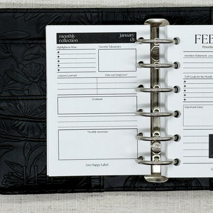 2027 Monthly Calendar  MO2P | Pocket 6-Hole Ringbound