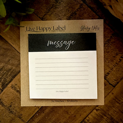 Message | Functional Sticky Notes | 3" x 3"