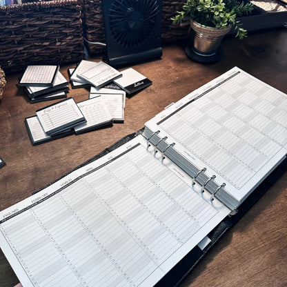 2026 Fold-Out Yearly Calendar | A5, 6-ring