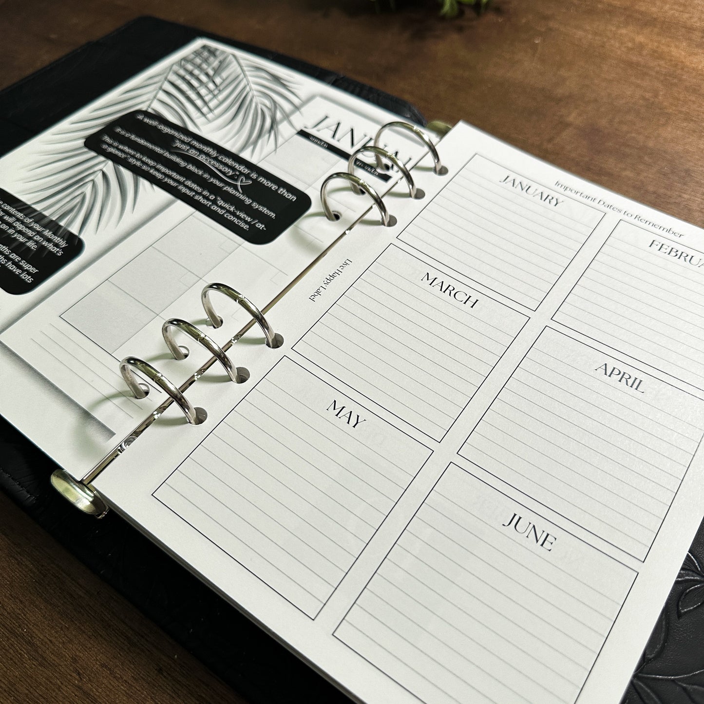 Undated "Time Block" FOUNDATIONS Essentials Bundle | A5, 6-ring Punch