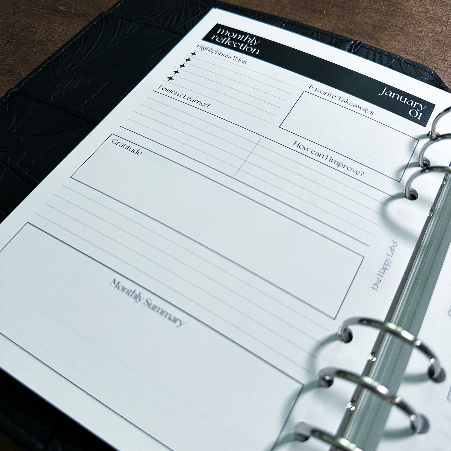 Undated "Time Block" FOUNDATIONS Essentials Bundle | A5, 6-ring Punch