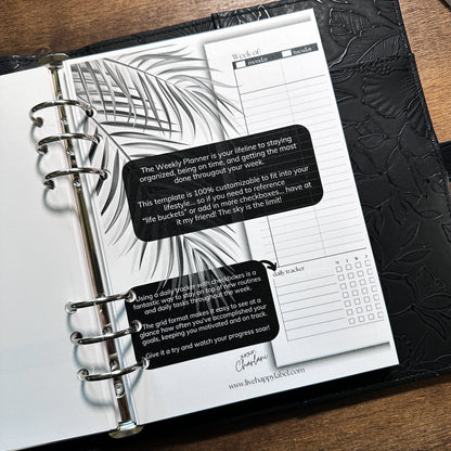 Undated "Time Block" FOUNDATIONS Essentials Bundle | A5, 6-ring Punch