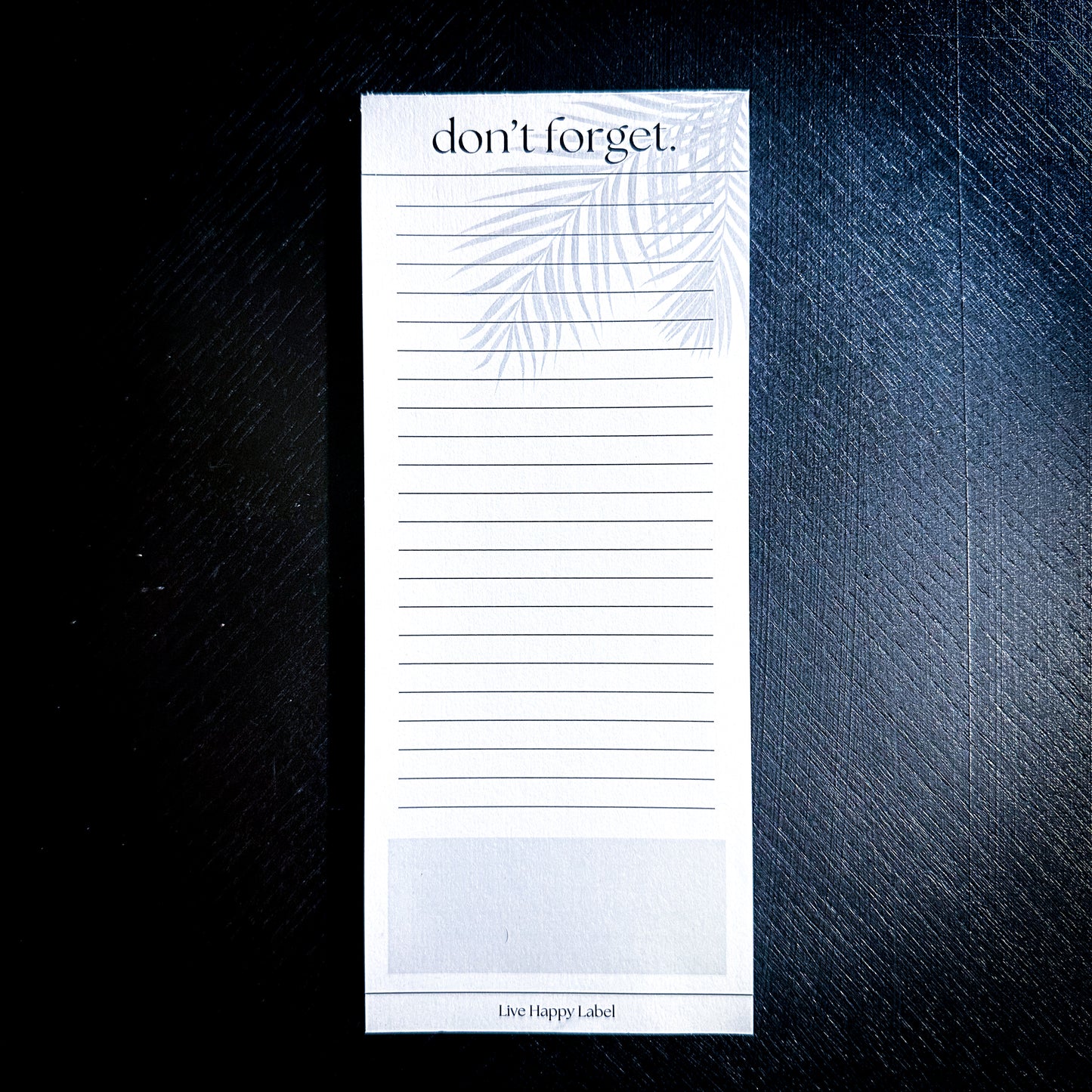 "Don't Forget" Notepad | 3.5" x 8.5"