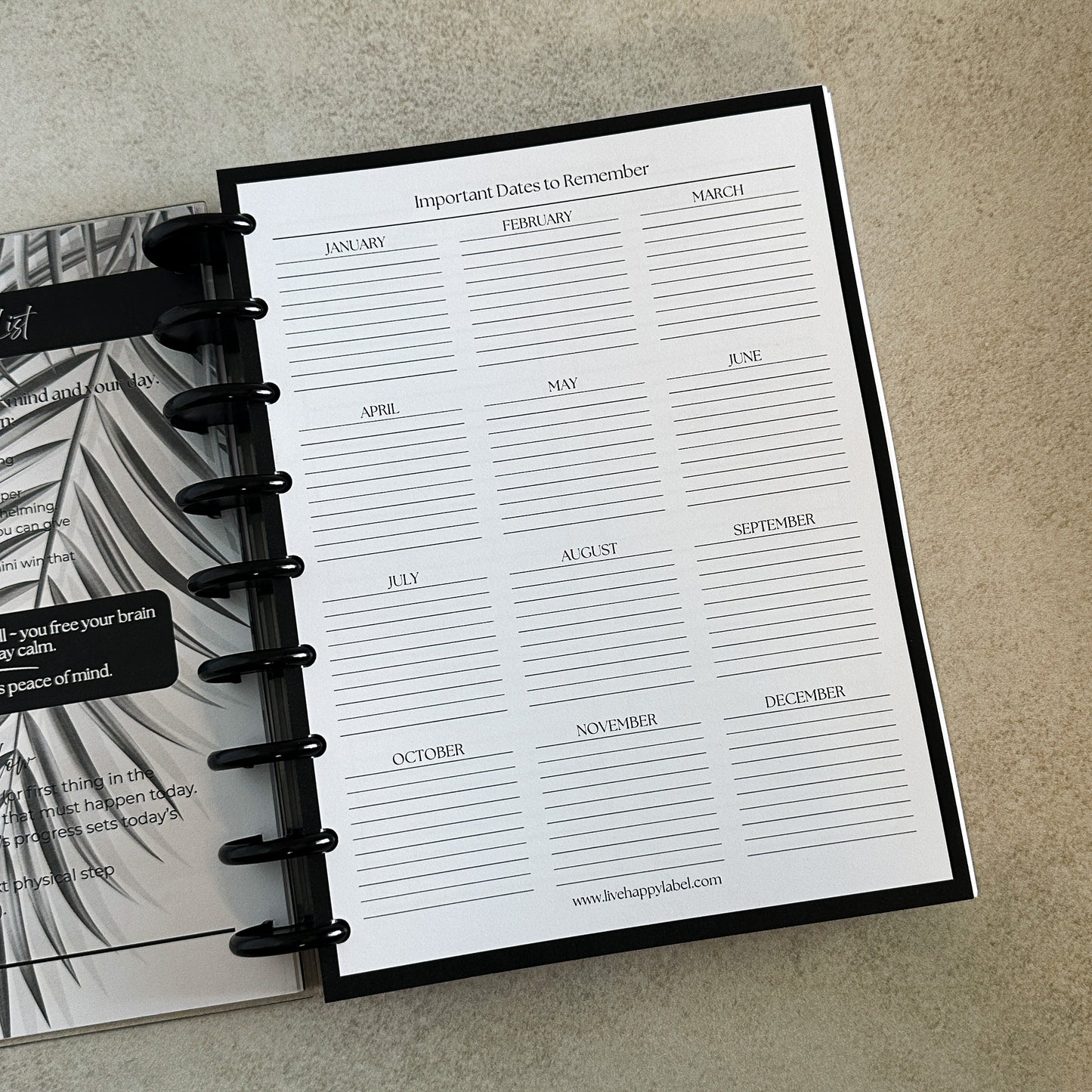 Undated Foundations Planner | Classic Discbound