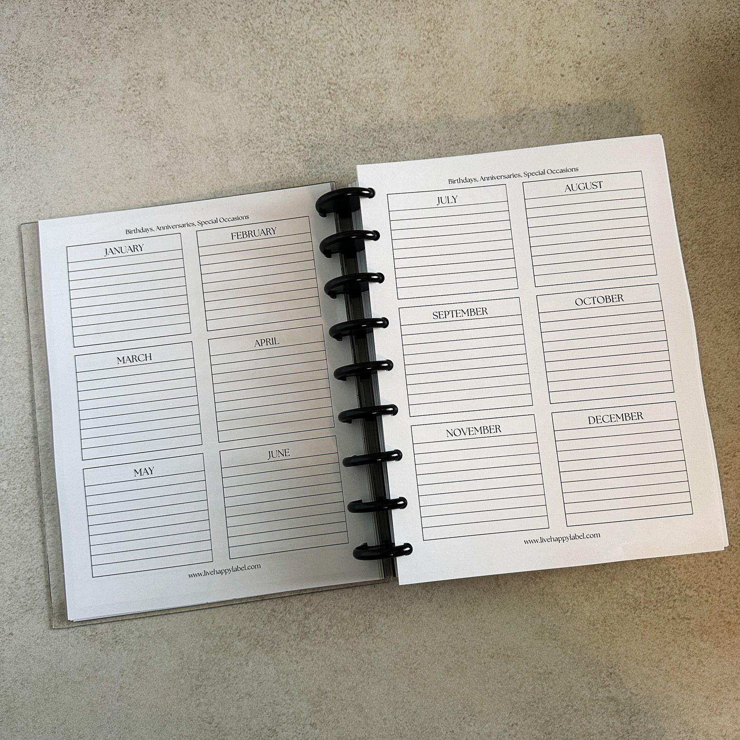 Undated Foundations Planner | Classic Discbound